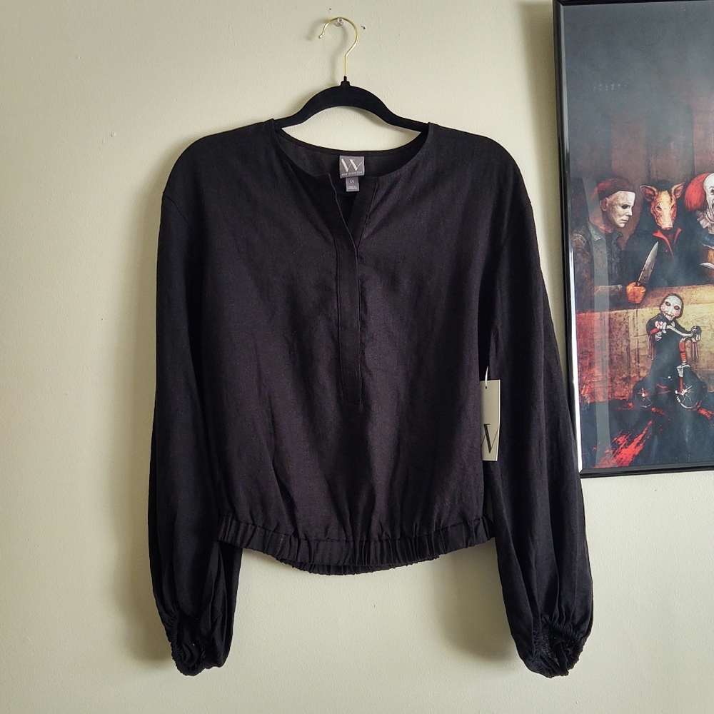 Linen Crop top